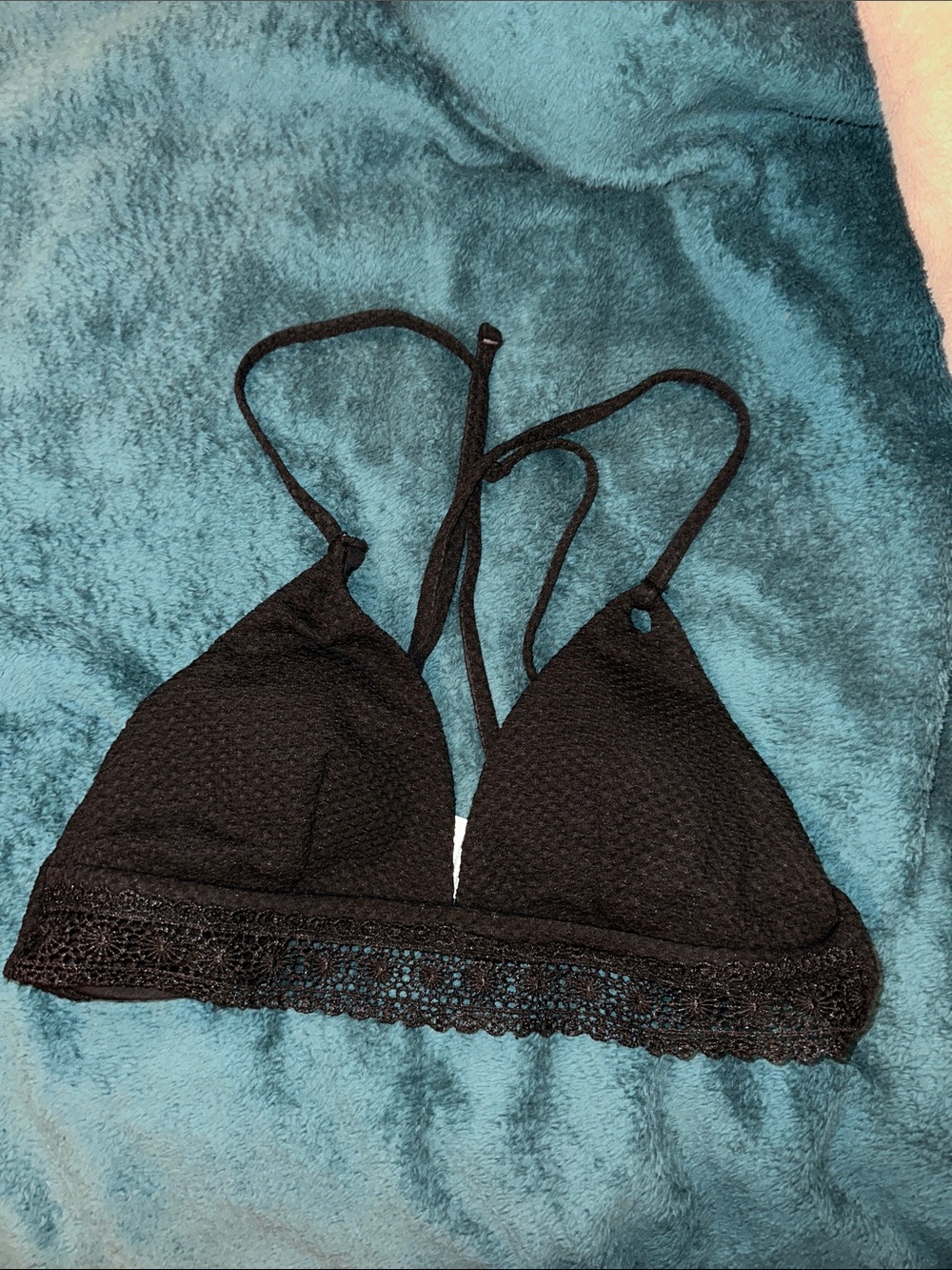 Black Lace-Trim Bikini top - Women Intimates & Sleepwear